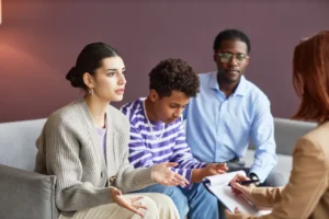 Family in Therapy Session